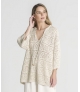 Camisola oversize perfurada