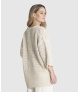 Camisola oversize perfurada