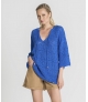 Camisola oversize perfurada