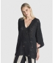 Camisola oversize perfurada
