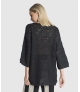 Camisola oversize perfurada