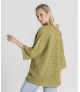 Camisola oversize perfurada