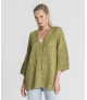 Camisola oversize perfurada