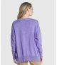 Camisola brilhantes no decote e punhos