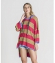 Camisola com capuz perfurada