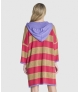 Camisola com capuz perfurada