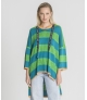 Camisola com capuz perfurada