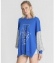 Camisola LOVE mangas em lantejoulas