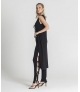 Calça com pontas de fio