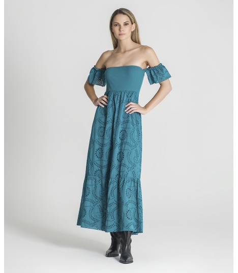 Vestido bordado Inglês