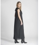 Vestido em V com folho bordado Inglês