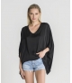 Blusa com decote brilhante
