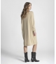 Vestido decote em v com brilho