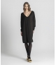 Vestido decote em v com brilho