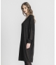 Vestido decote em v com brilho