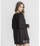 Camisola decote em v brilho