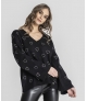 Camisola com transferes coração