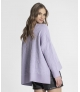 Camisola jacquard ruga em relevo