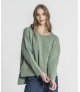Camisola jacquard ruga em relevo