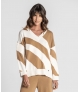 Camisola bordado lantejoulas
