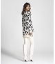 Camisola animal print com fechos