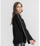 Camisola oversize canelada