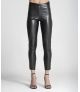 Legging em napa fecho lateral