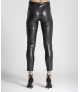 Legging em napa fecho lateral