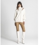Legging em napa fecho lateral