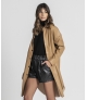 Vestido camiseiro com molas