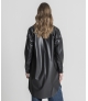 Vestido camiseiro com molas