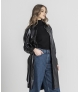 Vestido camiseiro com molas