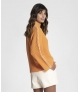 Camisola oversize canelada
