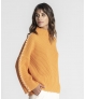 Camisola oversize canelada