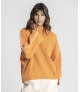 Camisola oversize canelada