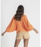 Blusa manga franzida