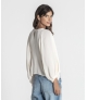 Blusa manga franzida
