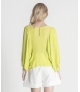 Blusa manga franzida