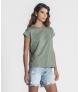 T-Shirt com chapa (R) brilhante