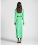 Vestido comprido com cinto