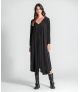 Vestido fino decote em V