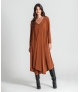 Vestido fino decote em V