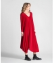 Vestido fino decote em V