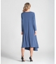 Vestido fino decote em V
