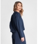 Sweater decote em V com bolso