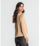 Blusa decote em v manga comprida