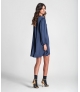 Vestido decote em v curto