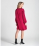 Vestido decote em v curto