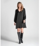 Vestido decote em v curto