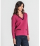 Camisola estruturada com bolsos